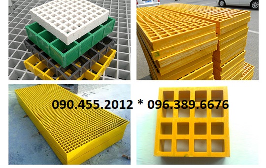 tấm sàn grating frp